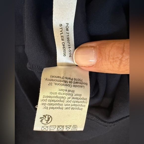 Lacoste Men's Classic Short Sleeve Polo Shirt 100% cotton super Soft size large - Picture 6 of 9